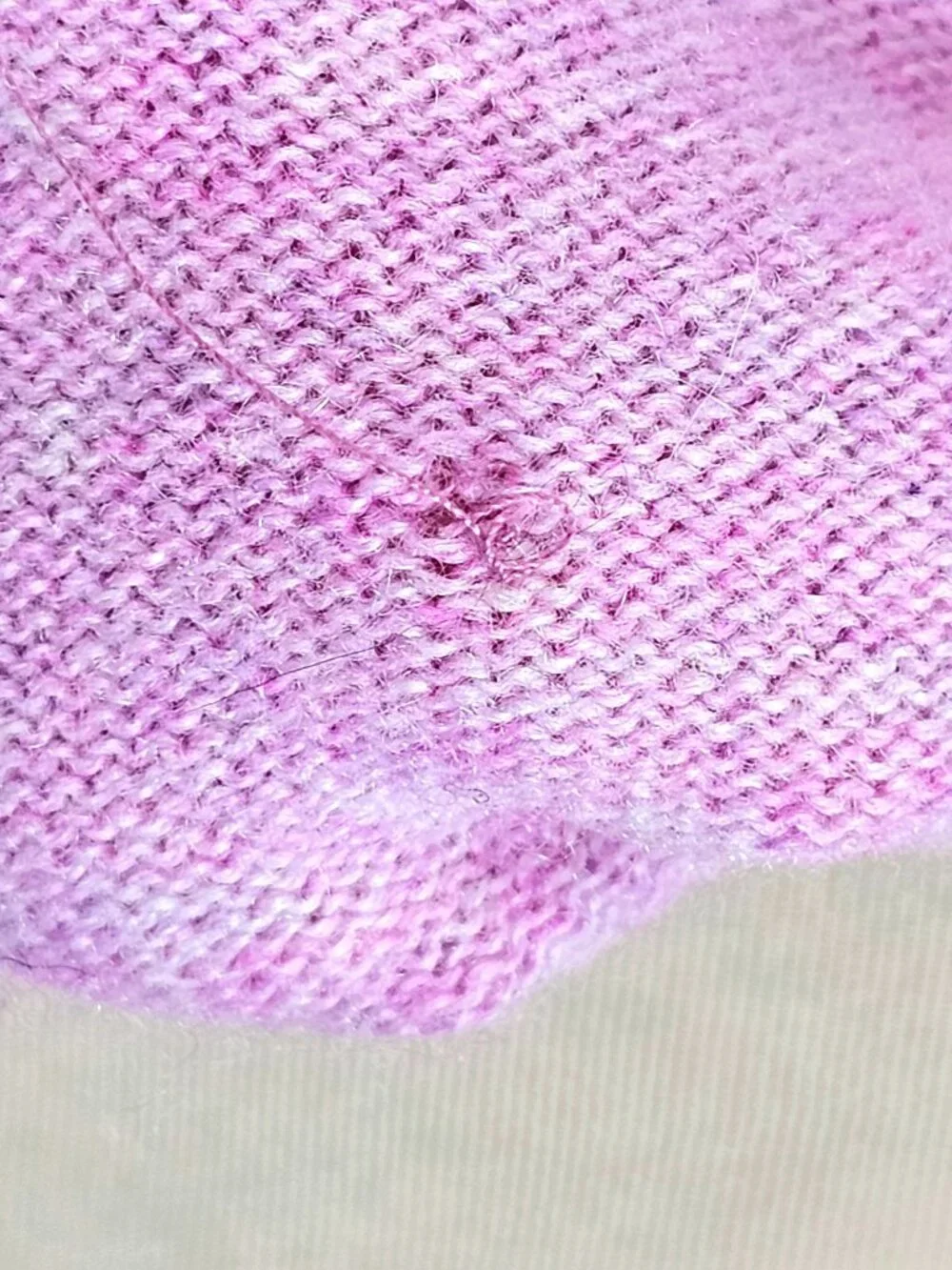 J.Crew Italian Cashmere Sweater Pink Crewneck Size Small - Picture 5 of 10